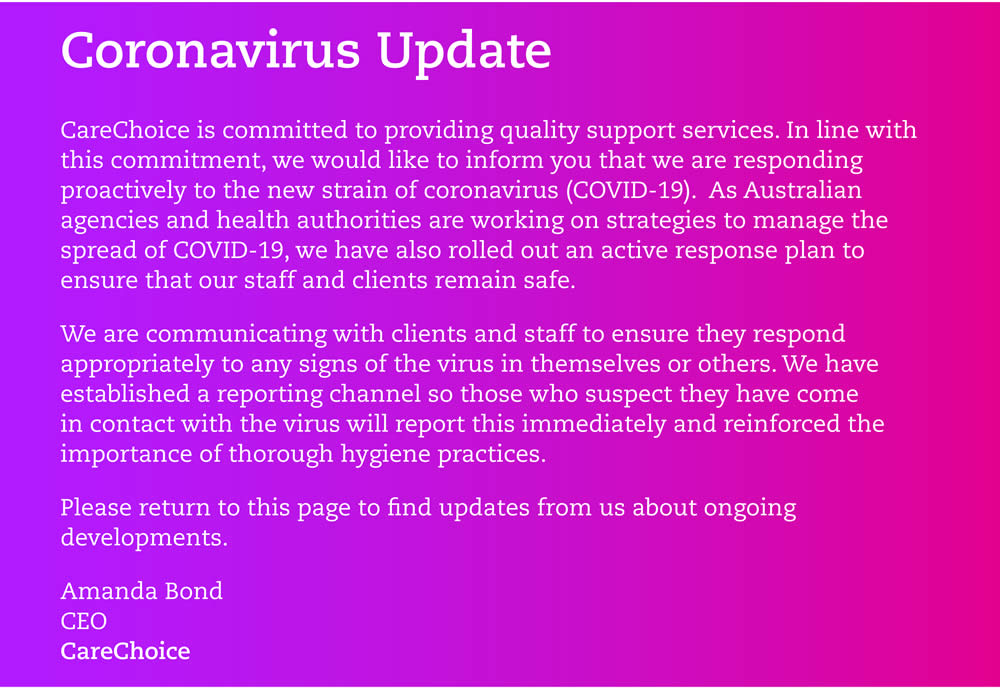 Coronavirus Update